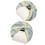 2Pcs Gradient Dyed Cotton Knitting Yarn for Scarves-YT08 1