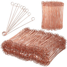 250 Pcs Rebar Reinforcing Mesh Loop Ties, 1mm x 140mm/5.5" Heavy Duty Steel Rebar Tie Wire, Double Loop Twist Reinforcing Bar Wire Ties for Concrete