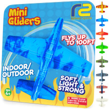 Airplane Toy Foam Airplanes for Kids: Best Styrofoam Plane Glider Outdoor Toys for Boys & Girls All Ages. Easy Throwing Air Planes STEM Summer Yard