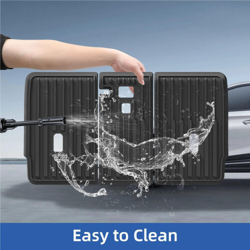 Trunk Mat for Tesla Model Y 2025 AntiSlip Cargo Liner with EdgeFit Secure Design Durable Rubber Surface 2