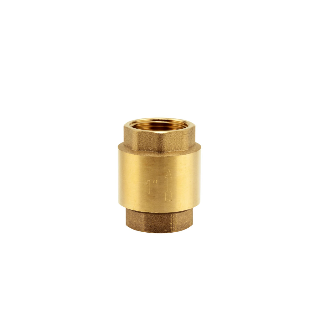 Gardena Brass Intermediate Valve: Check Valve Made Of Solid Brass, 33.3 Mm (G 1 ") - Thread, For Example For Connection To The Pump (7231-20)