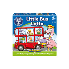 Orchard Toys Little Bus Lotto Mini Game, Small and Compact, Travel Game, Educational Game Toy, Fun Memory Game For Ages 3+ years
