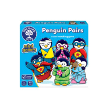 Orchard Toys Penguin Pairs, Fun Memory Matching Game for Kids Aged 3+ Develops Memory, Concentration, and Cognitive Skills Ideal for 2-4 Players,