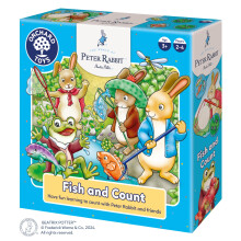 Orchard Toys Peter Rabbit? Fish and Count - Counting Board Games for 3 Year Olds - Learning and Educational Children's Games for Boys, Girls,