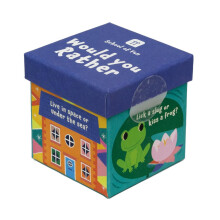 Talking Tables Kids Would You Rather Travel Game ? Fun Family Trivia Questions for Kids Aged 5+, Portable Quiz Game for Car, Train, Christmas, Secret