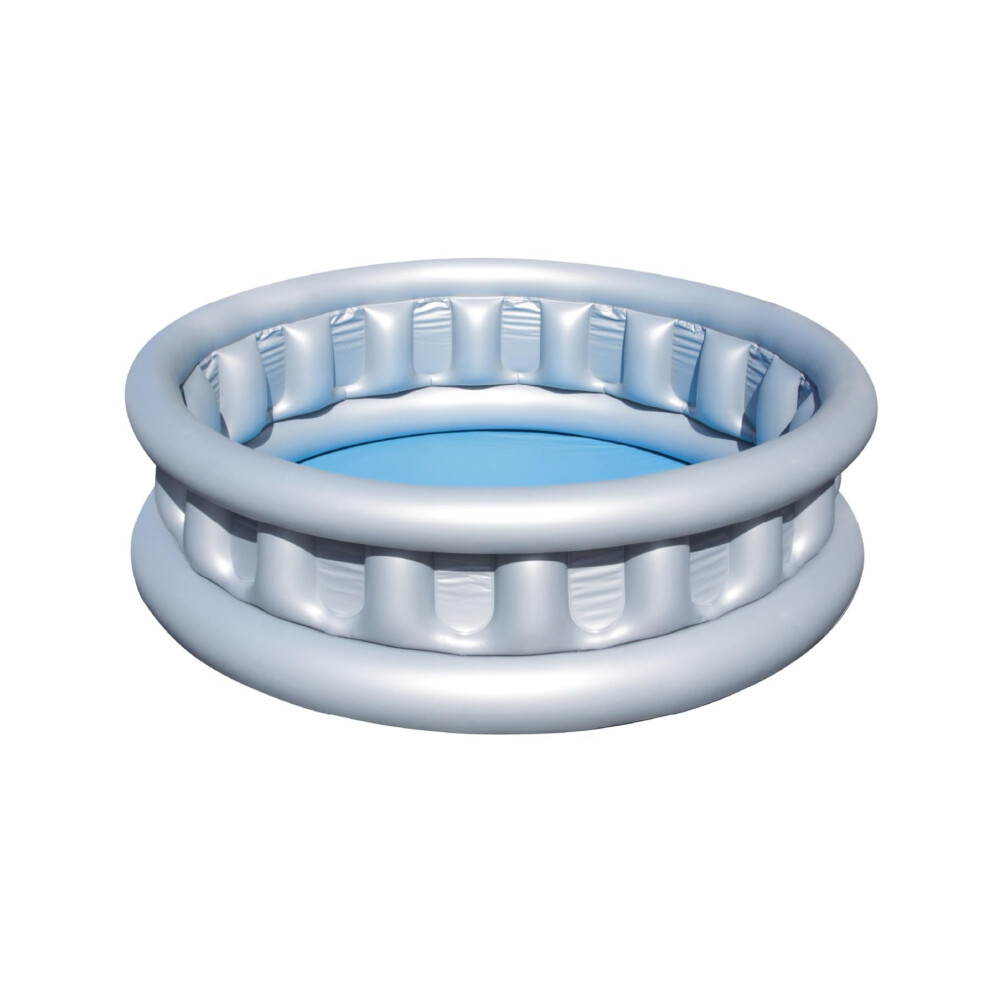 Bestway Spaceship Paddling Pool Kiddie Swimming Pool, Inflatable Above Ground Pool, Outdoor Garden Pool, 1.52M X 43Cm