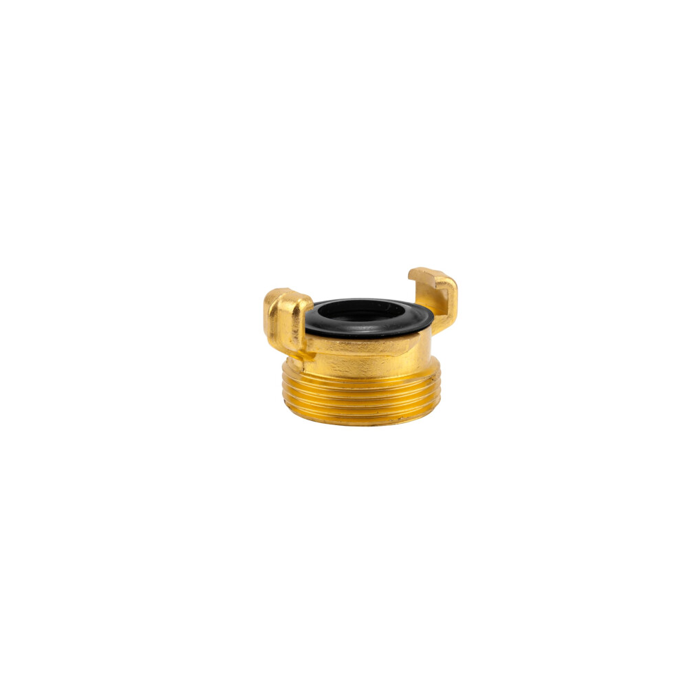 Gardena Brass Quick Coupling Threaded Part With An External Thread: Hose Connection, 42 Mm (1 1/4 Inch) - E.g., Threaded For Pumps With Internal