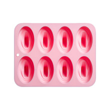 Silikon-Eiswürfelbereiter in Haifischflossenform, perfekt-Rosa