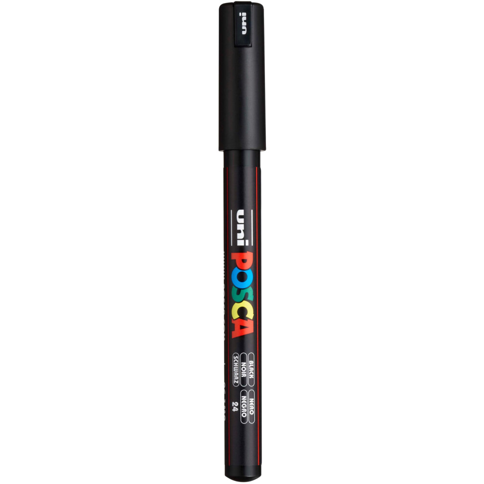 Uni-Ball Posca Pc-1Mr Ultra Fine Bullet Tip Marker - Black