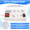 Multi-Interface Test Lamp Holder 12 Port Led Bulb Tester Versatile Led Lcd Tester for E27 B22 E14 Bulb Test EU Plug 6