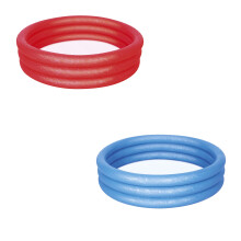 Bestway Kids Paddling Pool, Inflatable Small Kiddie Swimming Pool, 3-Ring Outdoor Water Play Pool