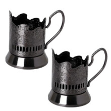 Klassische antike Metall-Getränkeglashalter für Bars und Cafés-2
