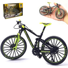 RNPKZ Finger Mountain Bike 1:10 Scale, Mini Finger Bike, Miniature Mountain Bike Model, Finger Bicycle Model for Kid Adult Home Office Tabletop Decor,