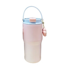 Langlebiges Thermotrinkgeschirr mit doppelwandiger-Rosa 600 ml