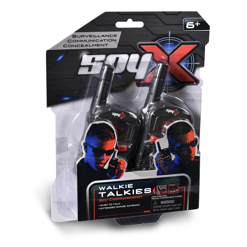 Spyx - Fm Walkie Talkies For Kids - For Fun Day & Night Secret Spy Missions - Portable, Lightweight, Communication Up To 400 Feet With Long Range 5051225665166