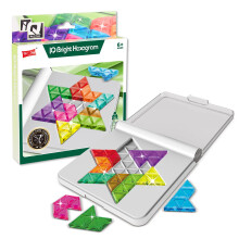 Puzzle - Tangram Puzzle Jigsaw Block Brain Shape Block Brain Teaser Toy Geometry Logic IQ, Montessori Educational Gift for Kids & Adults six pointed