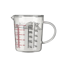 Messbecher aus Glas mit hohem Borgehalt und präziser Skala.-2