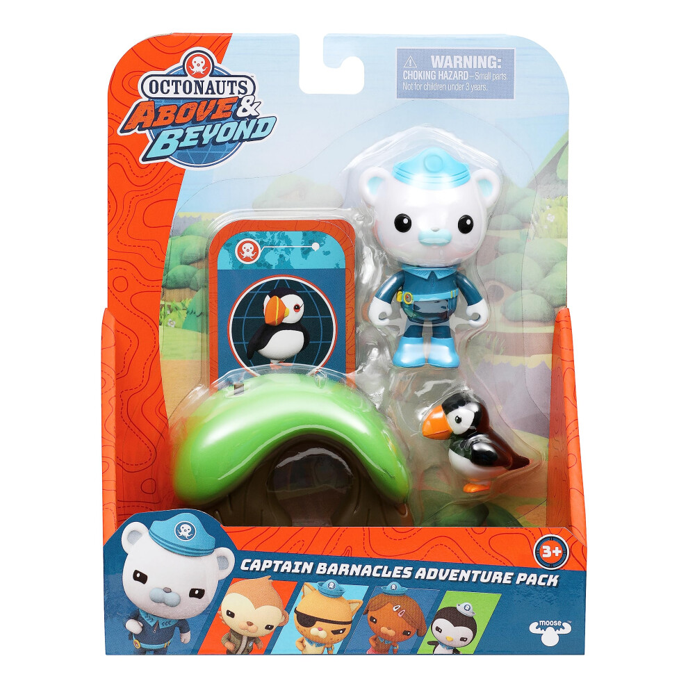 Octonauts Above And Beyond | Deluxe Toy Figure | Captain Barnacles Adventure Pack | Recreate Missions