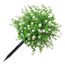 Artificial Green Plant With Stake Weather Resistant-White