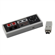 Bezdrôtový prijímač herného ovládača 2,4 GHz joystick gamepad pre zábavný systém Nintendo pre NES Mini Classic Edition