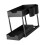 Adjustable Under Sink Storage Rack With 2 Tiers Pull-Out Sliding 1