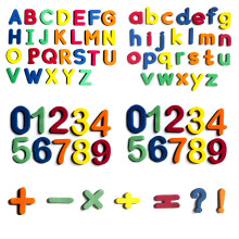 81Pcs Fridge Magnets Magnetic Letters and Numbers Set, Alphabet and Chalkboard Magnetic Stickers School supplies Teaching Supplies for Teachers for