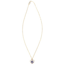 Collar Hamsa Mano Ojo Turco para Mujer, Cadena Ajustable, Delicado Colgante Turco de Protección con Cadena Larga Color Oro, Collar Minimalista