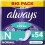 Always Always Dailies Normal Panty Liners Fresh & Protect 54 Pack 1