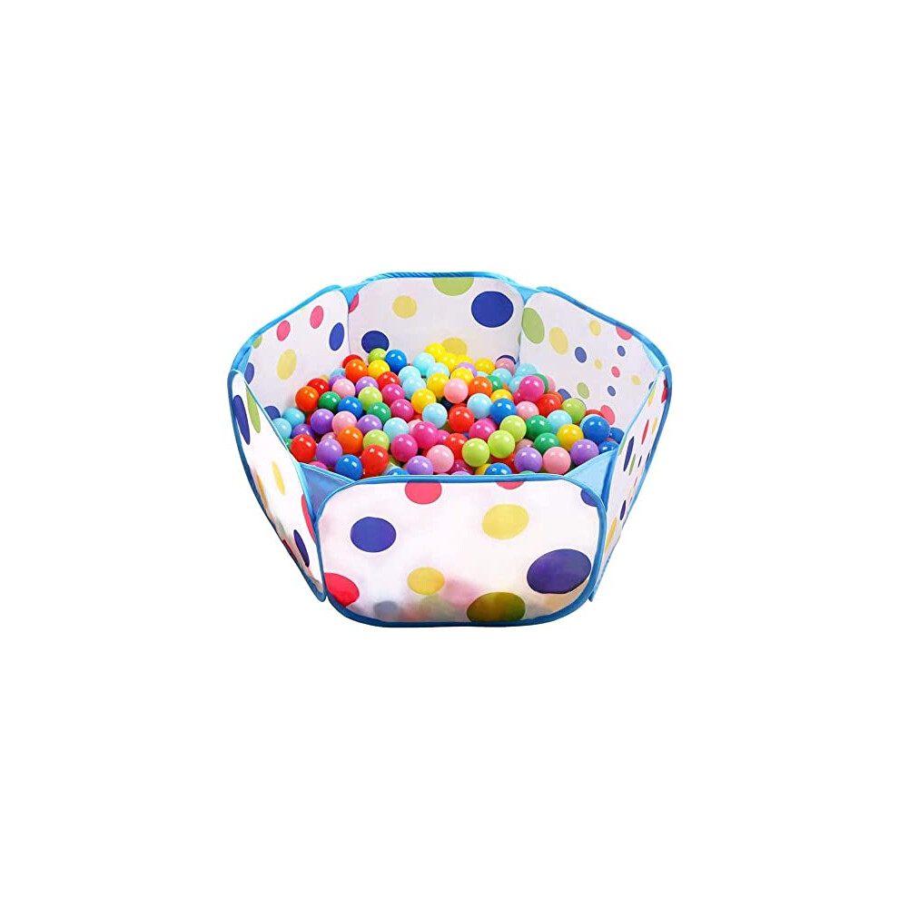 ? Kids Ball Pit, Indoor & Outdoor Play Tent Playpen Ball Pit Pool With Zippered Storage Bag (Balls Not Included) Blue Tech Traders