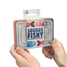 Sounds Fishy Travel Card Game ? Portable Trivia Party Game for Adults & Families | Fun Bluffing Card Game for 4?8 Players | Perfect for Holidays,