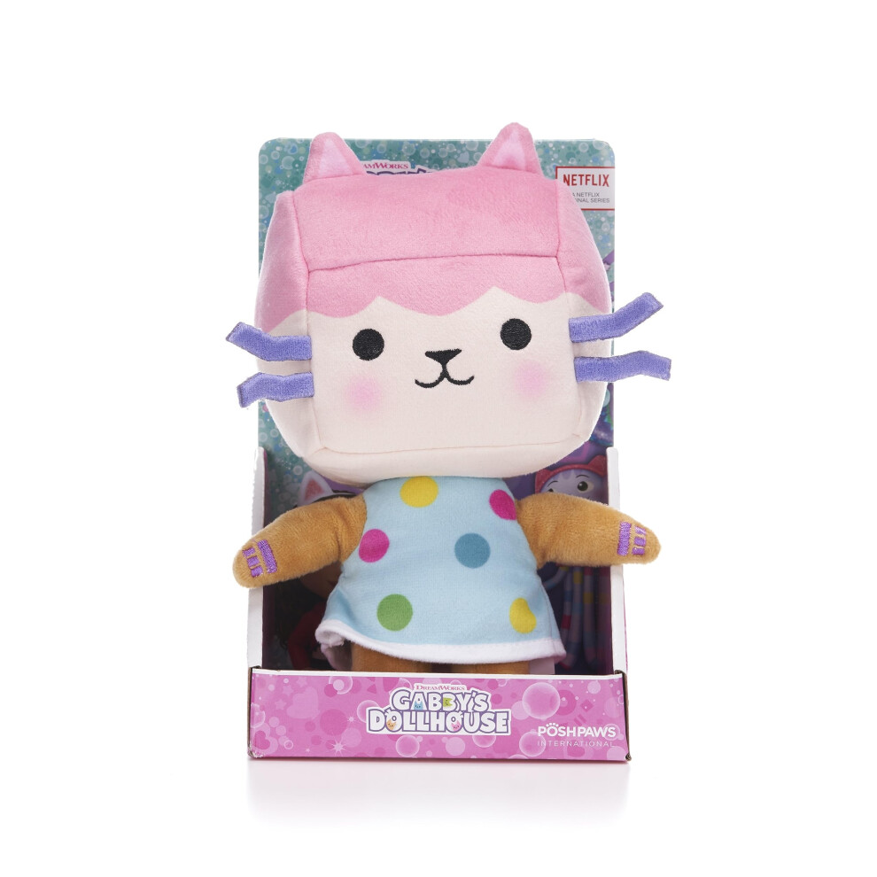 Posh Paws Gabby's Dollhouse 10" (25Cm) Baby Box Cat Plush Soft Toy