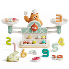 TOP BRIGHT Balance Math Toys for Kids 3 4 5 Years Old, Early Educational Toys for Counting Numbers, STEAM Preschool Gift Toys for 3+ Years Old Boys