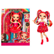 Rainbow High Be Dazzling - Vivienne Rouge - Red 28cm Fashion Doll with Bedazzling Tool, Sparkle Gems and Styling Accessories