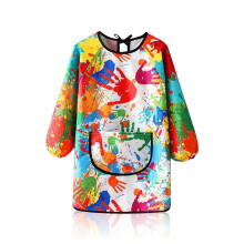 Toumett Kids Painting Apron 6-12 Age,Art Apron for Kids/Children/Toddler Aprons,Waterproof Graffiti Long Sleeves Smock with Large Pockets,Suitable for