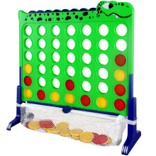 CT SPORTS Dinosaur 4-in-a-Row Connect Game for Kids ? Large 1.1 FT Strategy Board Game Themed Topper, Portable & Collapsible Travel Game, for Boys and