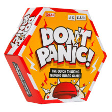 Ideal Don't Panic Board Game | The Quick-Thinking Family Game | Rapid Fire Questions Against the Clock | Answer Quickly to Score More | 2+ Players |