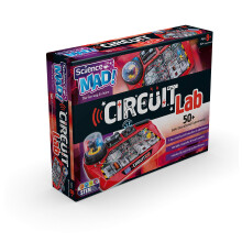 Science Mad Circuit Lab For Kids - Learn About An Introduction to Electronic Circuits With 50+ Safe, Educational Experiments - Includes Light,