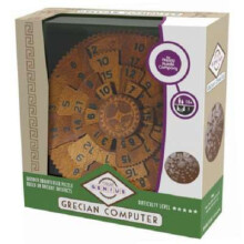 The Happy Puzzle Company | True Genius Grecian Computer | Wood Brain Teaser Puzzle Based Ancient Artifacts | Learn Lateral Thinking & Problem Solving