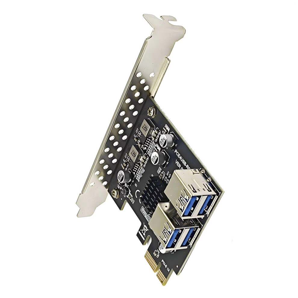 Pcie Usb 3.2 Expansion Card 5Gbps Adapter For Desktop Pc, Speed Data Transfer And Broad Compatibility 9330225830122