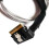 SFF8654 to SFF8087 SAS 4.0 Cable 50cm PCIe Server Data Cable Speed 24Gbps for Server Expansion 5
