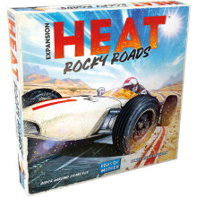 Asmodee | Heat - Rocky Roads | Board Game Expansion | Ages 10+ | 1-7 Players | 30-60 Minutes Playing Time