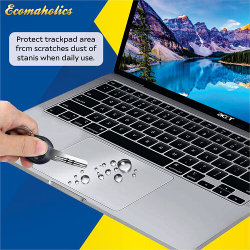 2 Pack Transparent AntiScratch Matte Laptop Trackpad Protector for MSI WE65 15.6 inch, Smooth Touch Surface 1