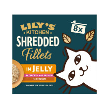 Lily?s Kitchen Shredded in Jelly, Cat Wet Food Multipack (48x70g) Tins, For Adult Cats, Complete Nutrition, With Natural Ingredients, With Freshly