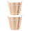 2Pcs Wooden Bath Salt Holder for Spa and Aromatherapy Use 1