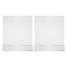 2Pcs Workout Bike Acrylic Tablet Mount Transparent Holder for Home Gym