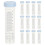 25Pcs Lab Blue Plastic Test Tubes 50Ml Sterile Conical Screw Cap Vials 1