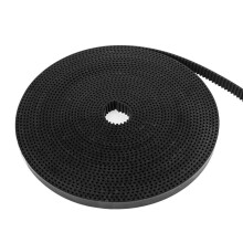 GT2 6mm Timing Belt 10M for 3D Printer, Durable Fiberglass Reinforced Belt with Smooth Aluminum Pulley