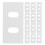 15Pcs Transparent Vertical Blind Repair Patch Kit with Adhesive Tabs 1