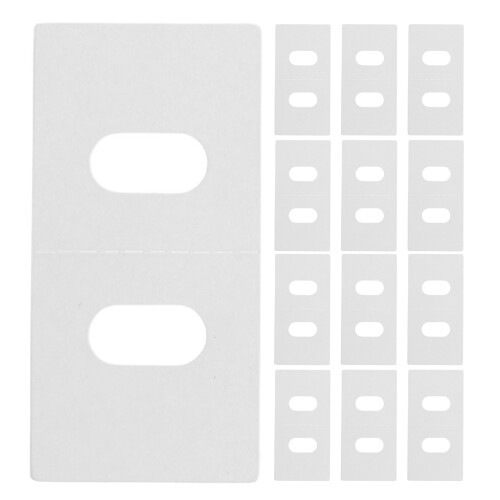 15Pcs Transparent Vertical Blind Repair Patch Kit with Adhesive Tabs