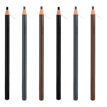 6Pcs Multi Color Waterproof Brow Pencil Peel-Off Eyebrow Makeup Tool
